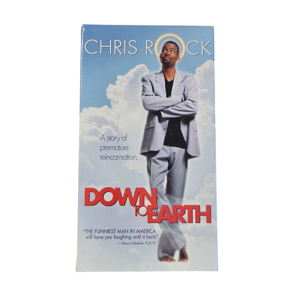 Down to Earth (VHS, 2001) used tested Chris Rock